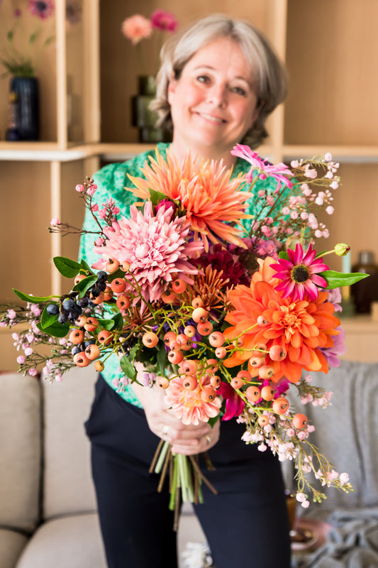 Hoe lang gaan zijde bloemen mee?