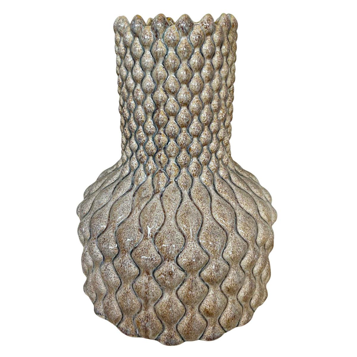 Keramieken Vaas Living Diamond Beige 35 cm