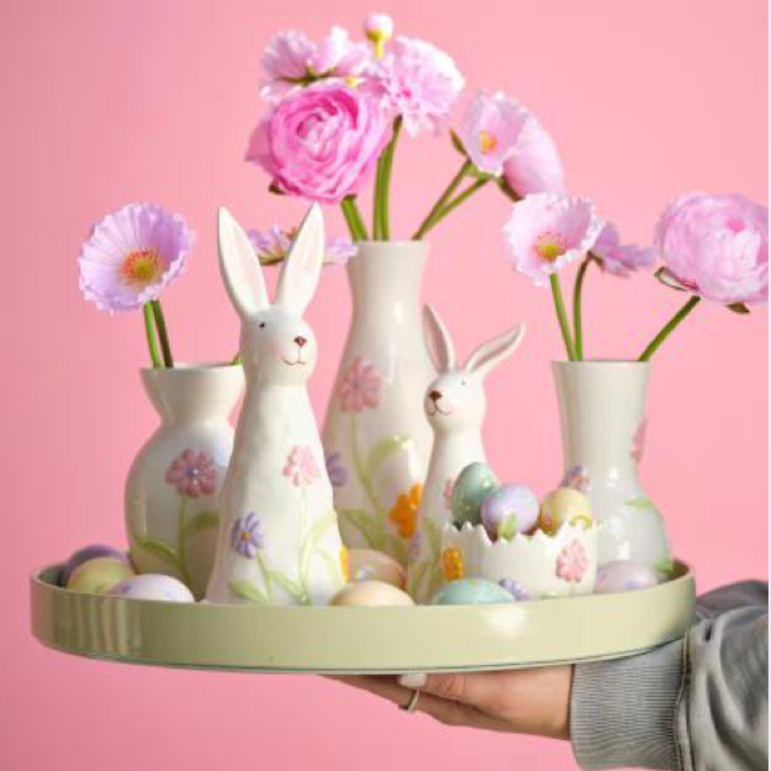 Keramieken konijntje - 18 cm