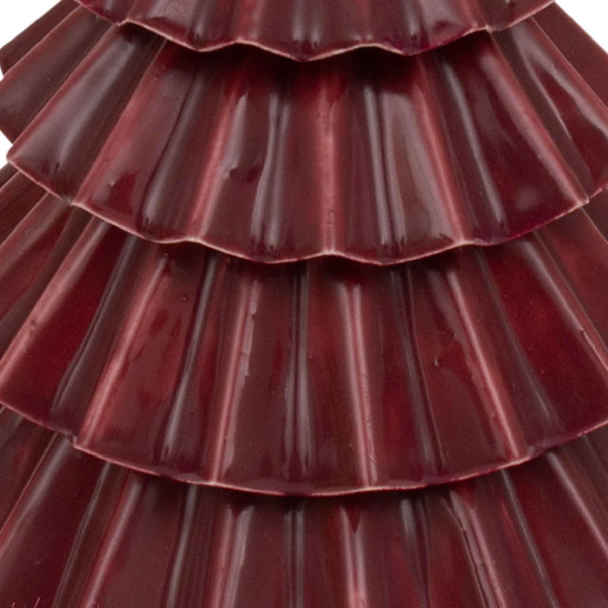 Metalen kerstboom - Marsala - 22 cm