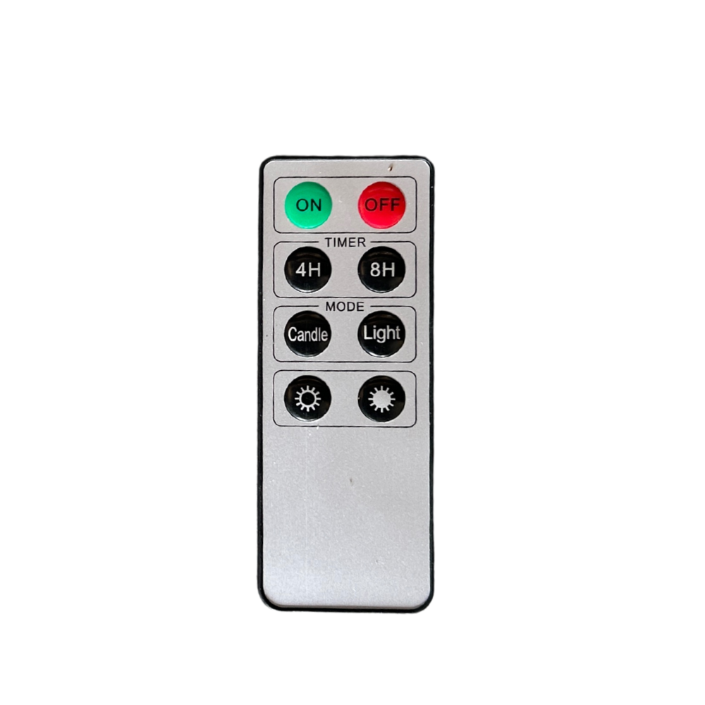 LED Dinerkaarsen incl afstandsbediening – Set van 2 – groen – excl. batterijen