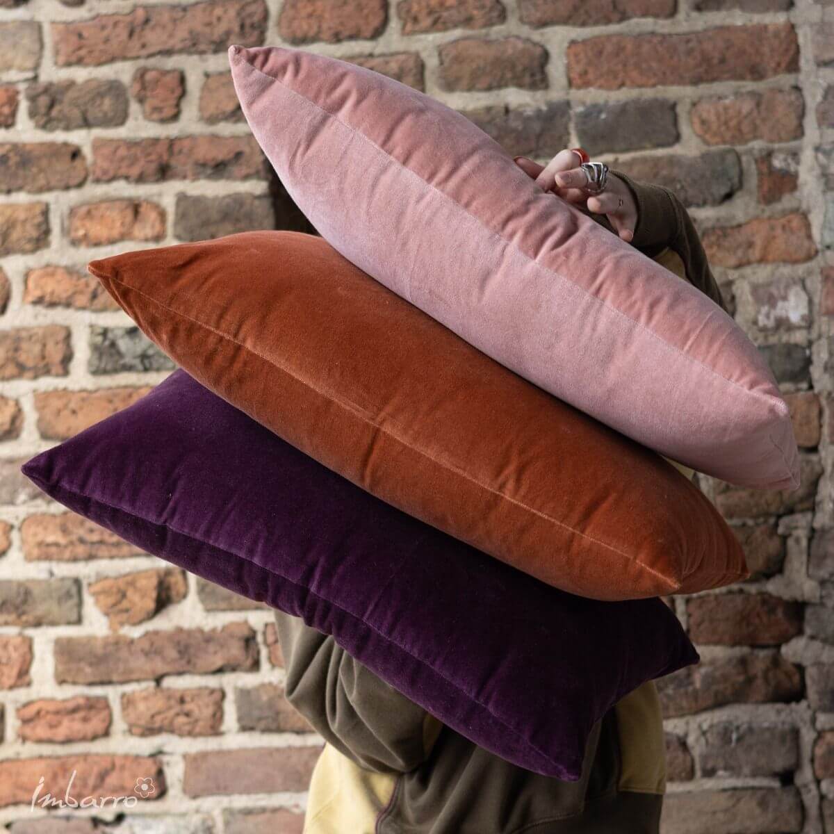 Sierkussen Uni Paars – Cozy Feeling – Velvet – 40x60 cm