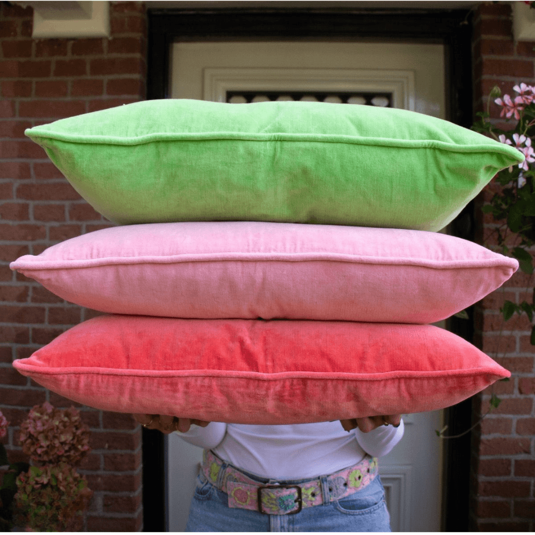 Velvet kussen - Punch – 40 x 60 cm- incl. vulling