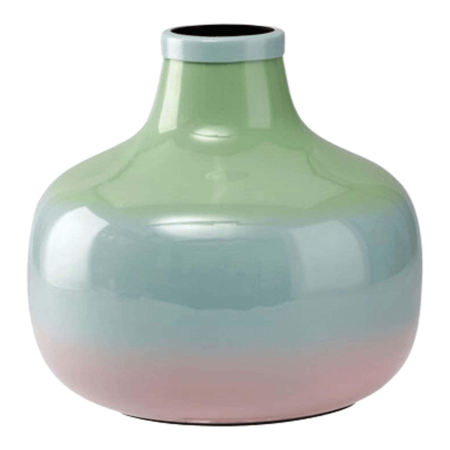Vaas Saigon large in roze/groen/blauw