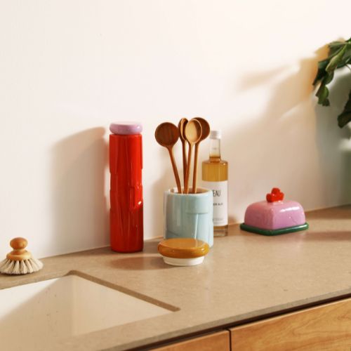 voorraadpot Jar blauw - &Klevering
