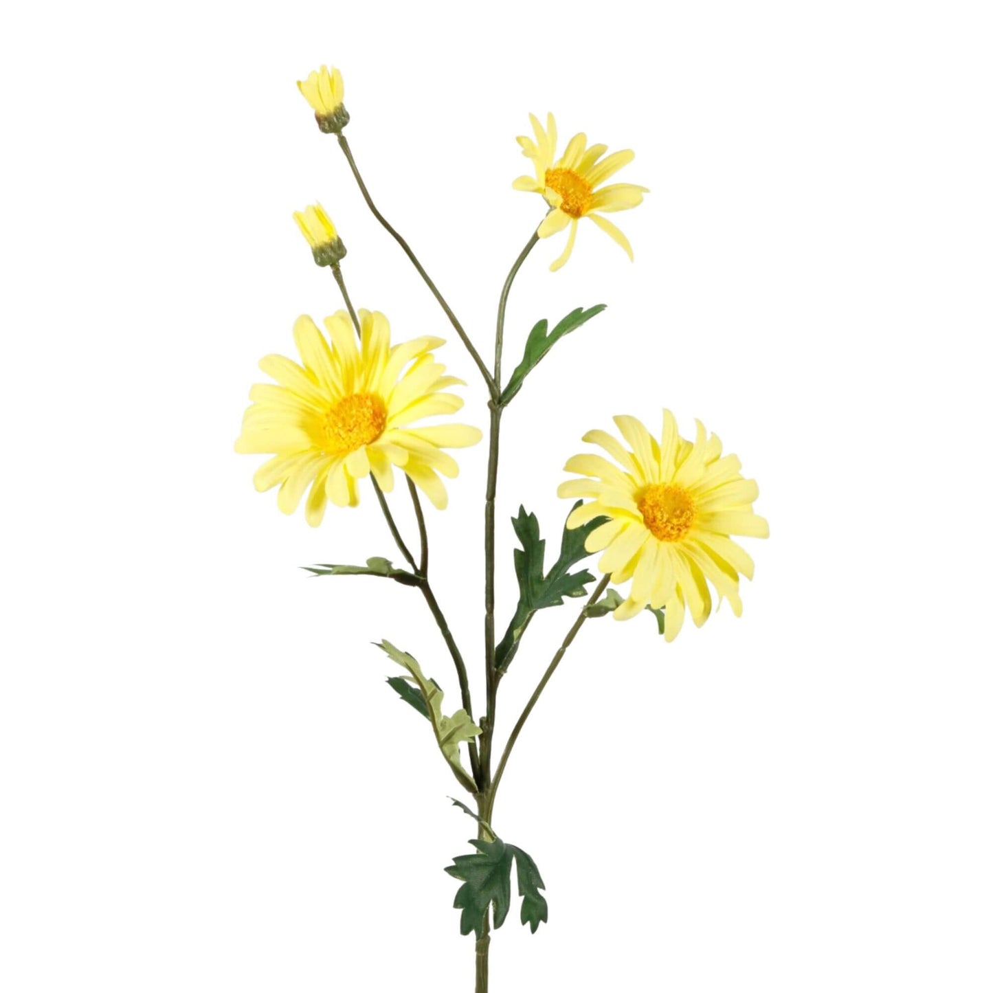 Zijden bloem margriet geel