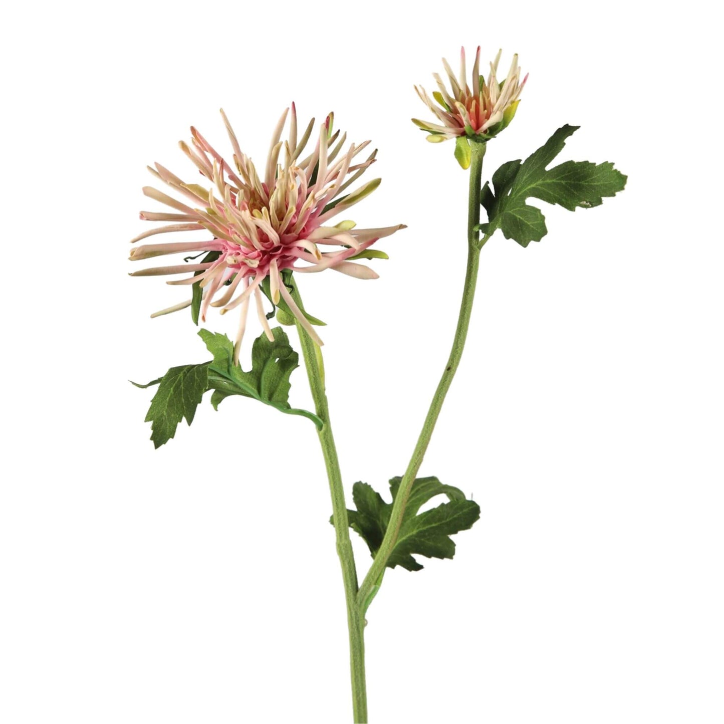 Zijden bloem Mum spray roze