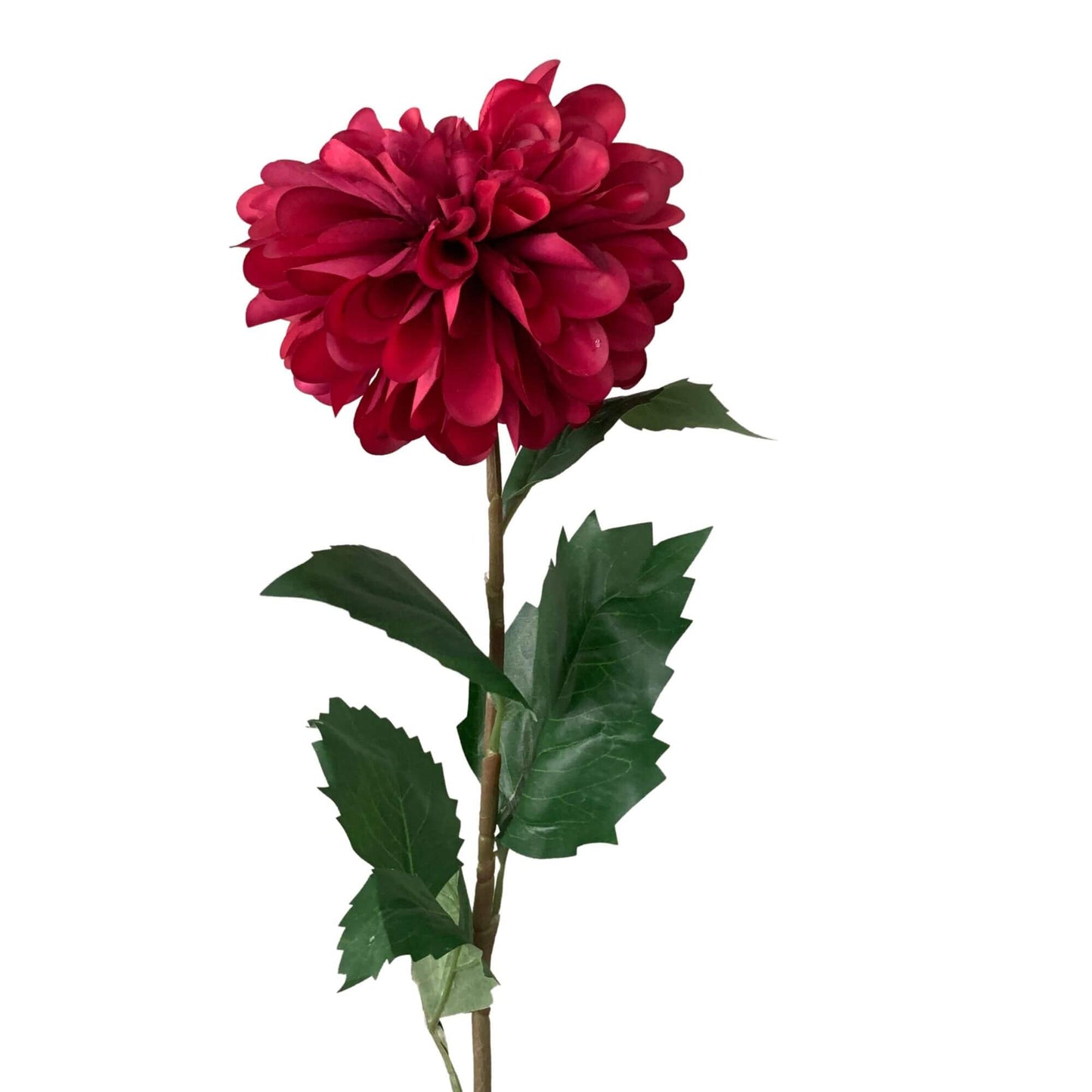 Zijden bloem Dahlia rood