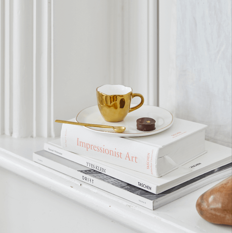 Espressokopje goud met Goudkleurig Oor - Urban Nature Culture