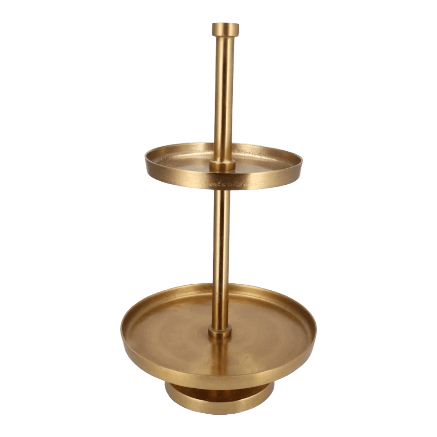Etagere Gold 2-Schicht Metall