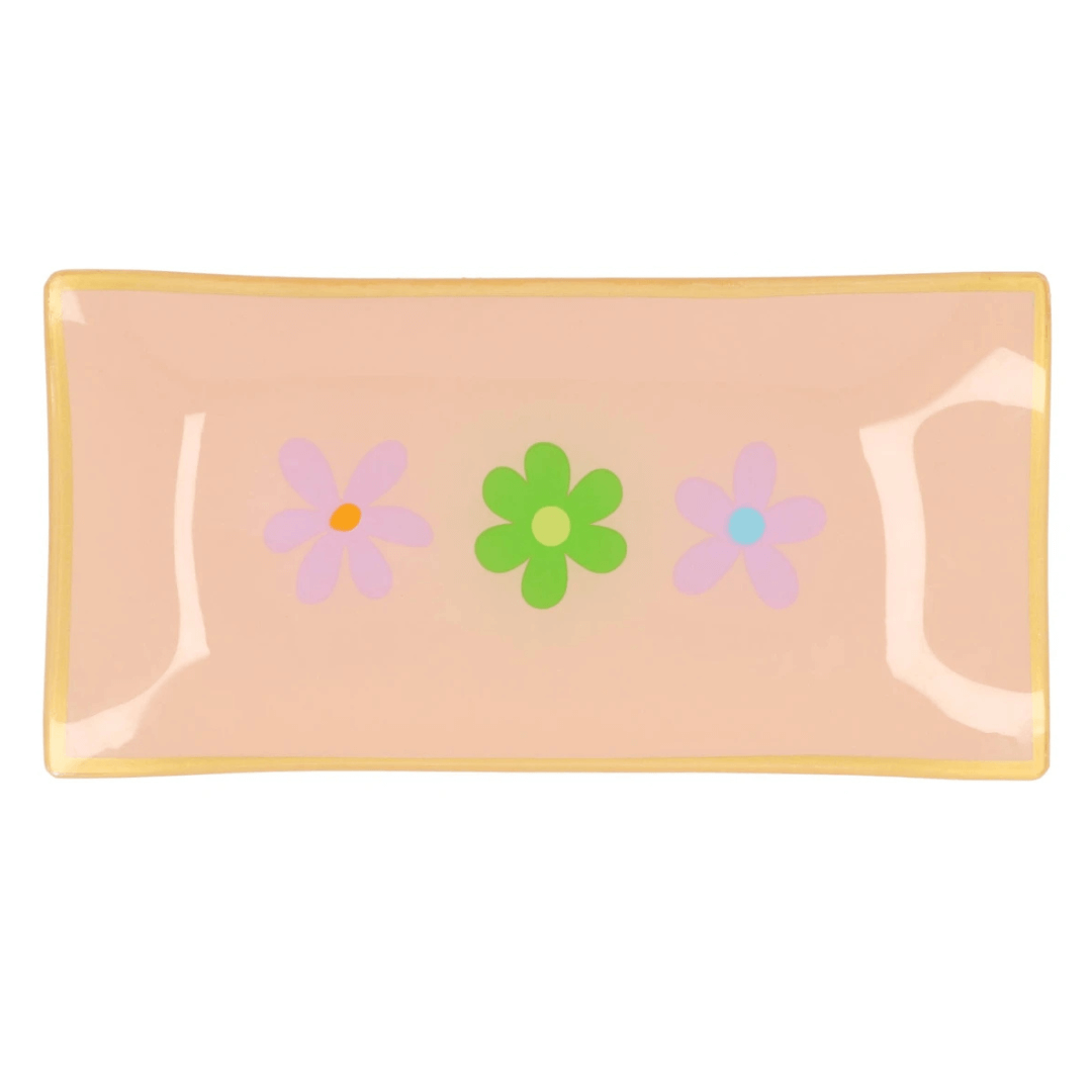 Bordje van Glas - Bloem