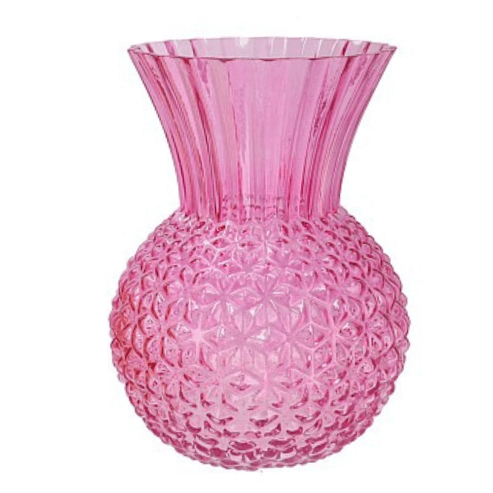 Glazen Vaas Dutch Roze - in 2 maten
