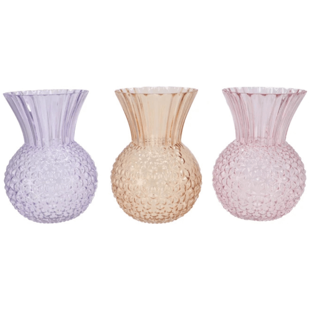 Glazen vaas Dreamy Pastel Lila - In 2 Maten