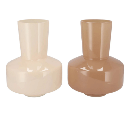 Glazen Vaas – 26 cm – Naturel tinten