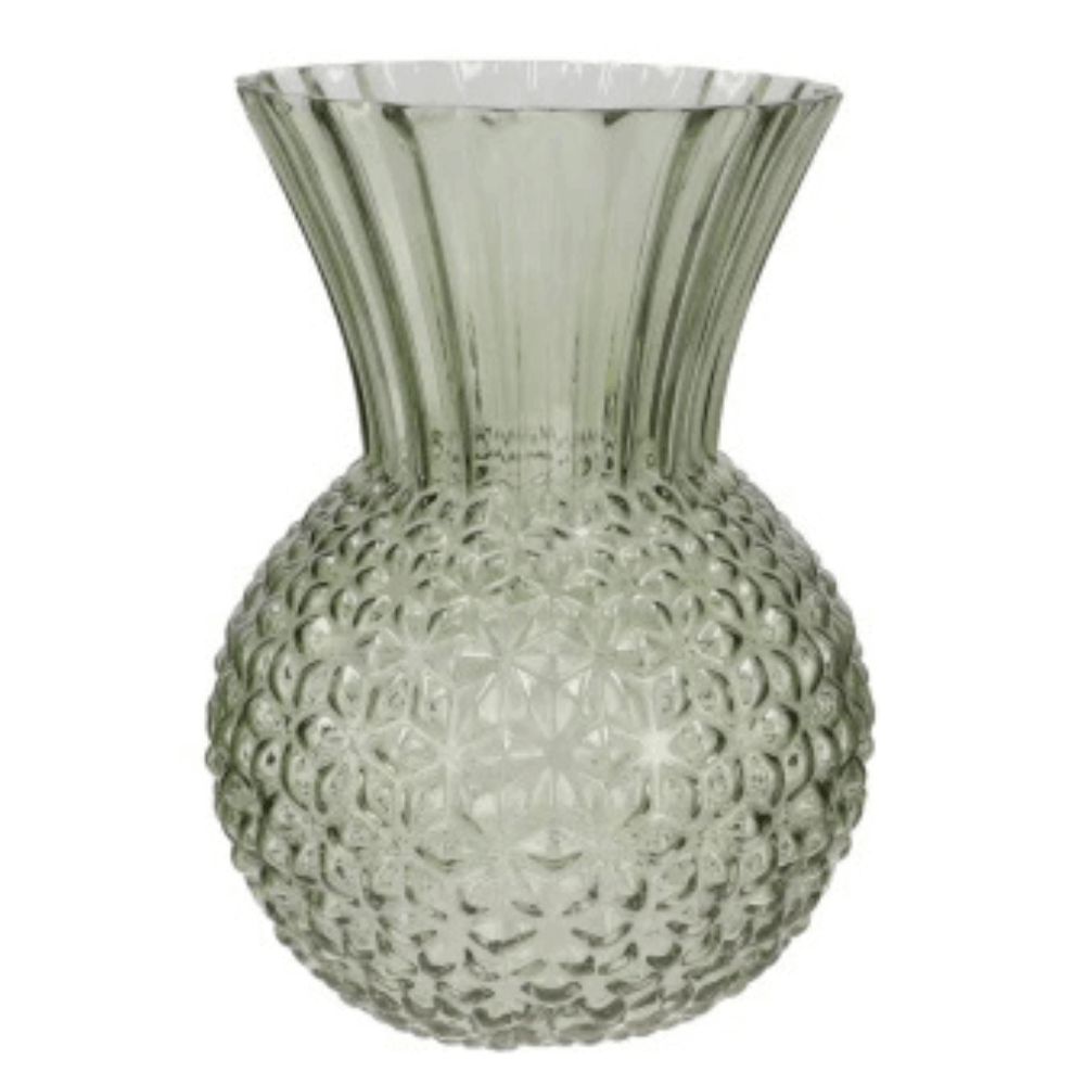 Glazen vaas Senna Summer - licht groen - in 2 maten