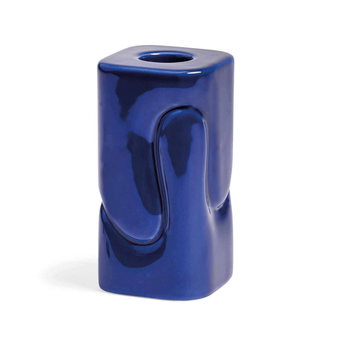 Kandelaar puft donker blauw - &Klevering