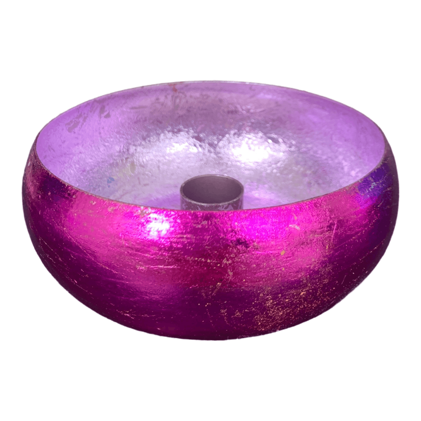 Kandelaar Cosmo  roze/Fuchsia in 2 maten