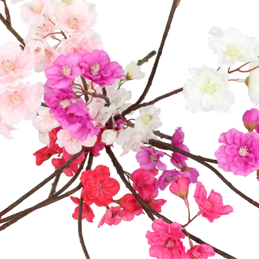 Cherry Bloesem Kunsttak - wit