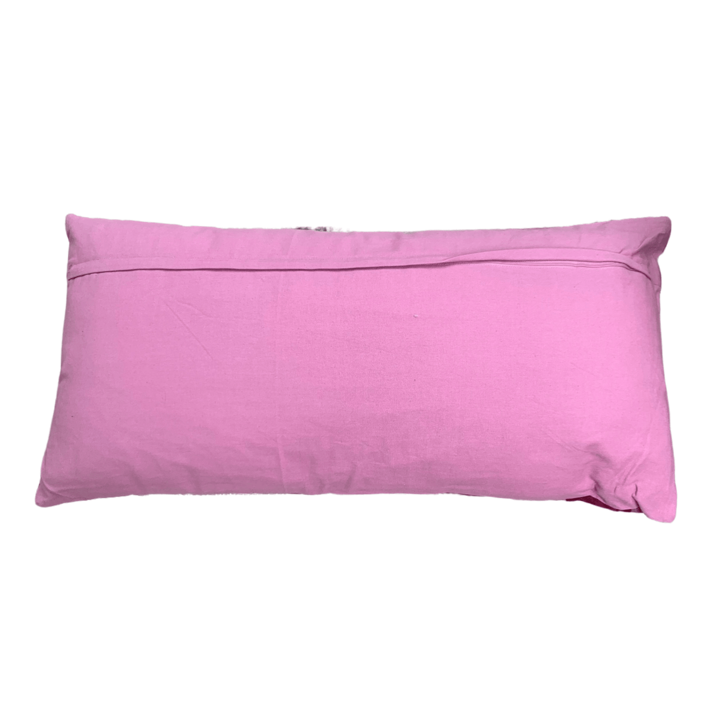 Velour gestreep kussen incl vulling 80 x 40
