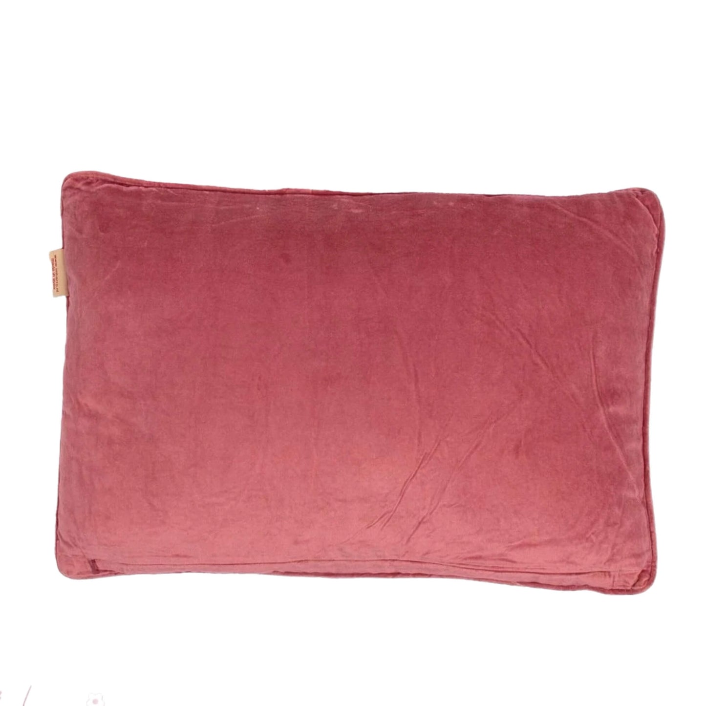 Sierkussen bloedprint Roze incl. vulling