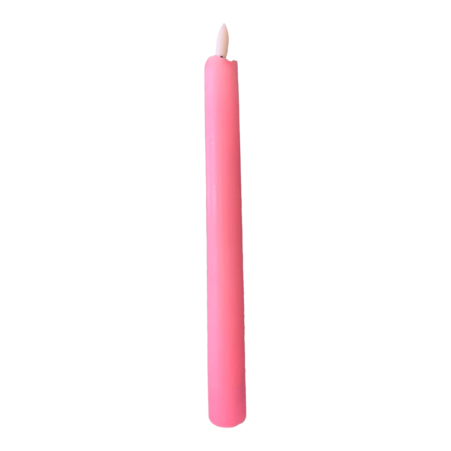ledkaars roze inclusief batterijen