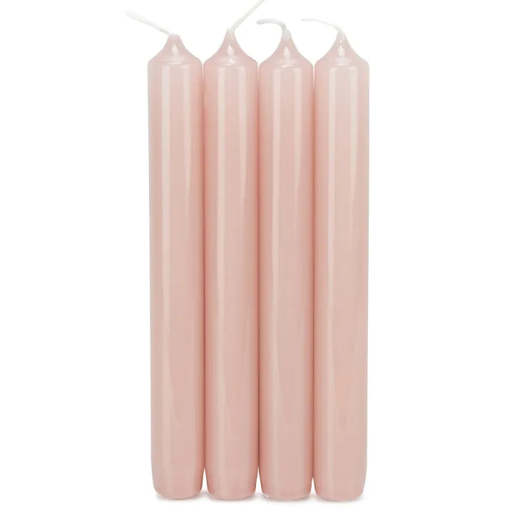 Hoogglans dinerkaarsen -Blossem – set van 4