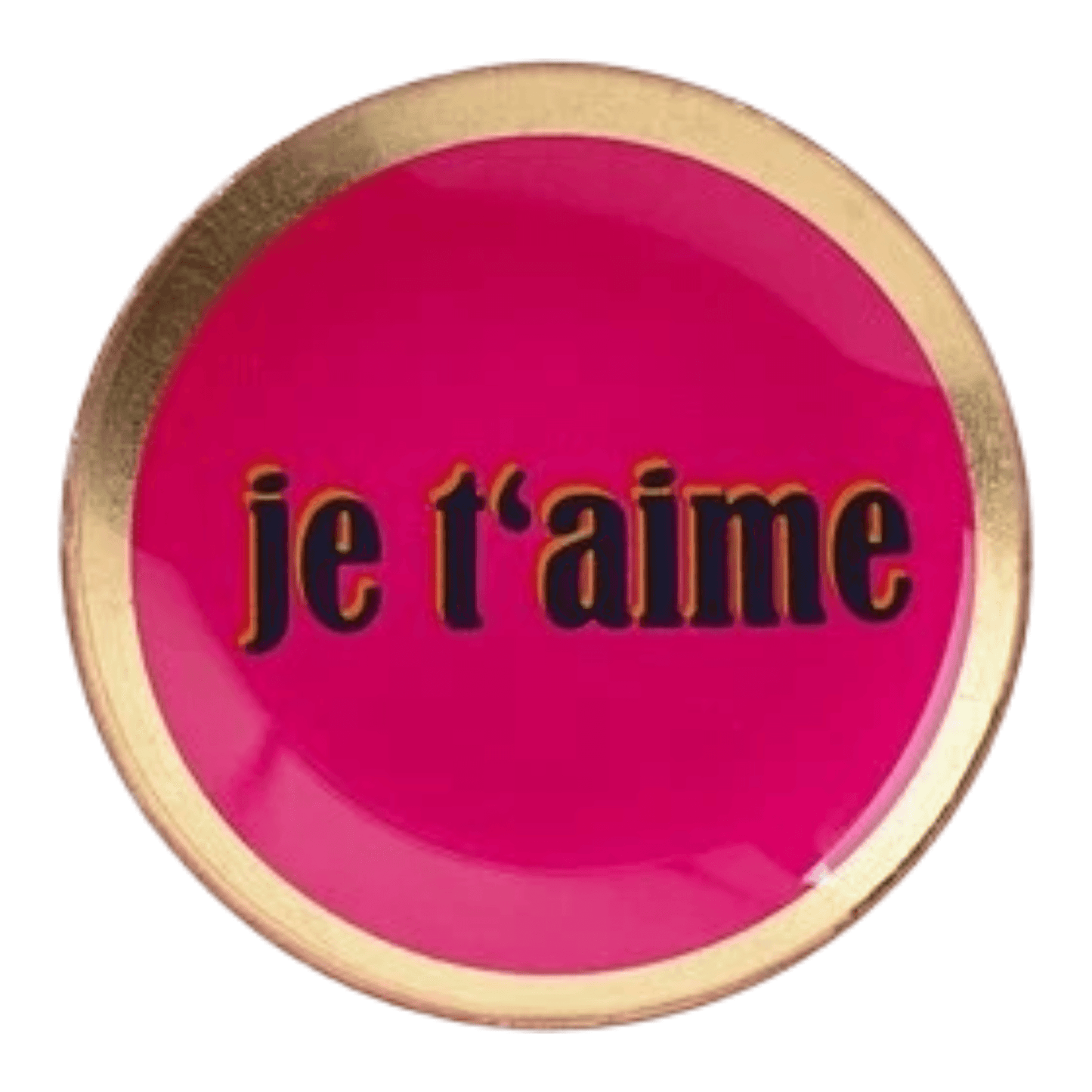 Love plate "Je t'aime" - Maat S
