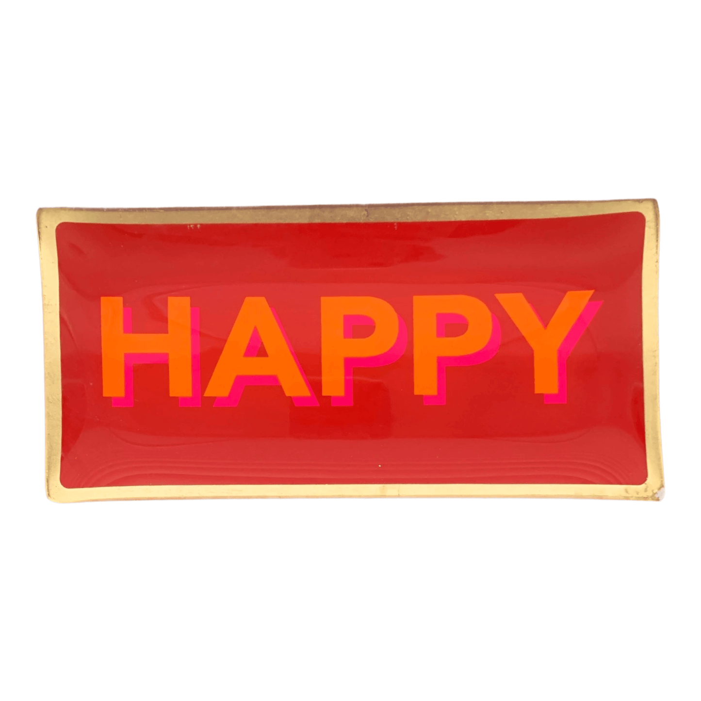 Love plate "happy"