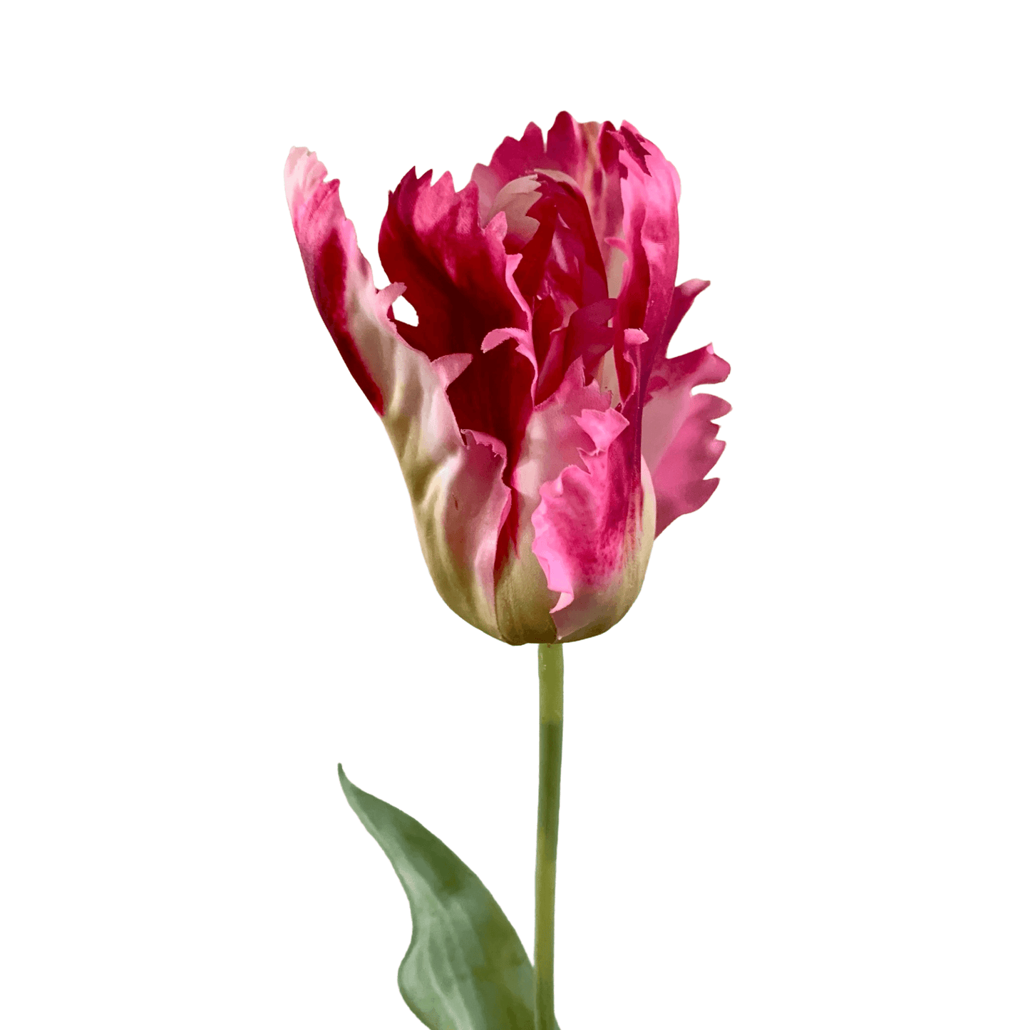 Kunstbloem Papagaai Tulp lang - Roze