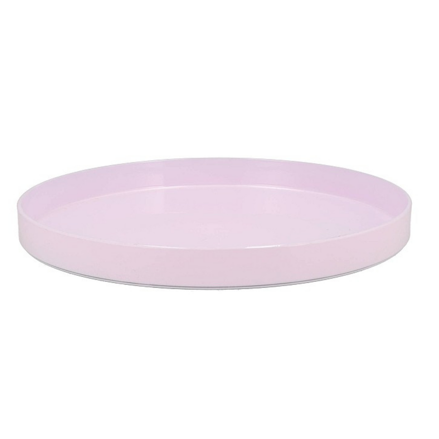 Rond Plateau hoogglans Pastel Lila -Melamine - Ø32cm