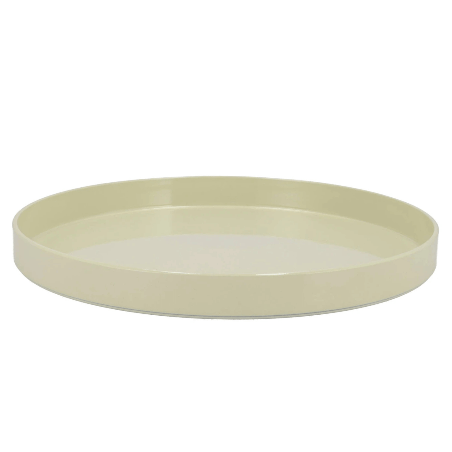 Rond Plateau hoogglans Pistache Groen -Melamine - Ø32cm