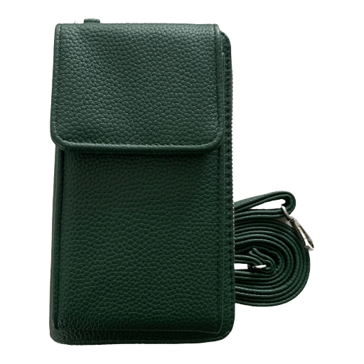 Portomonnee tasje beschermd met RFID-technologie donker groen
