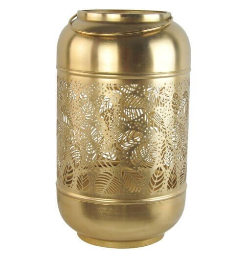 Grote Gouden Lantaarn – 30 cm Hoog – Metaal