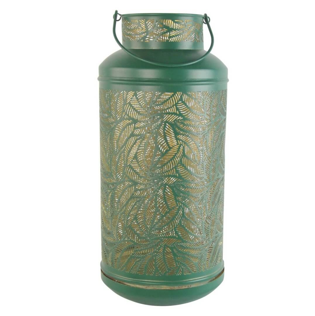 Grote Groene Lantaarn – 41 cm Hoog – Metaal