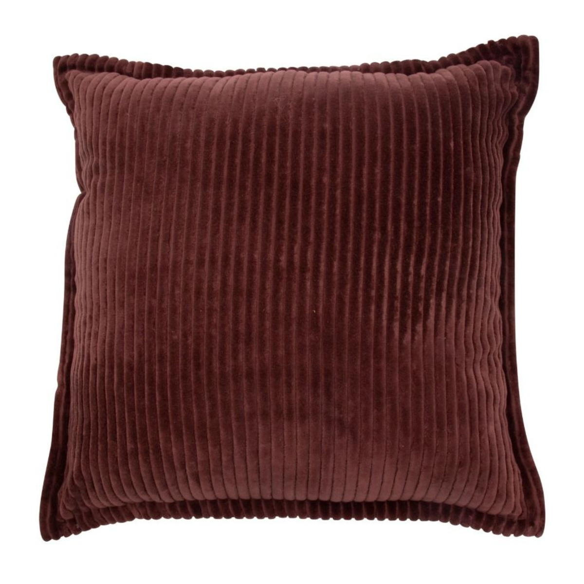 Rib sierkussen - Cappuccino - 45x45 cm