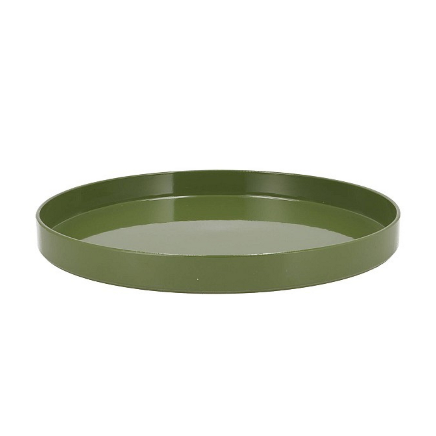 Rond Plateau hoogglans Groen -Melamine - Ø32cm