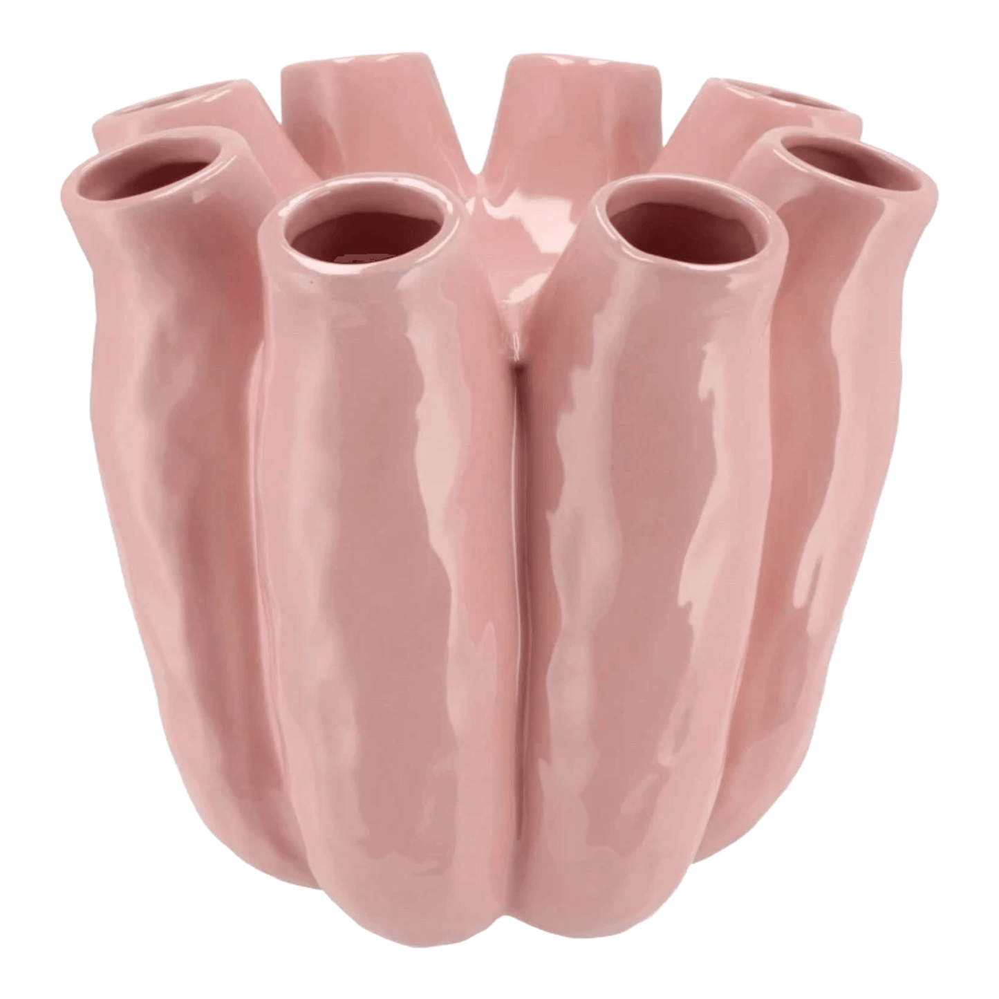 Tube vaas roze in 2 maten