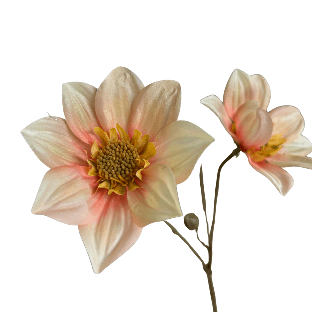 Kunst Rudbeckia-peach/creme - 65cm
