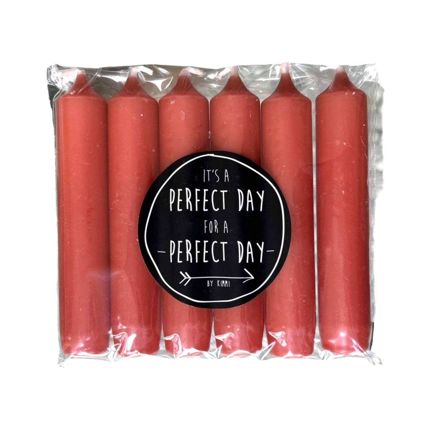 Kaarsen Rustik Clay verpakt per 6