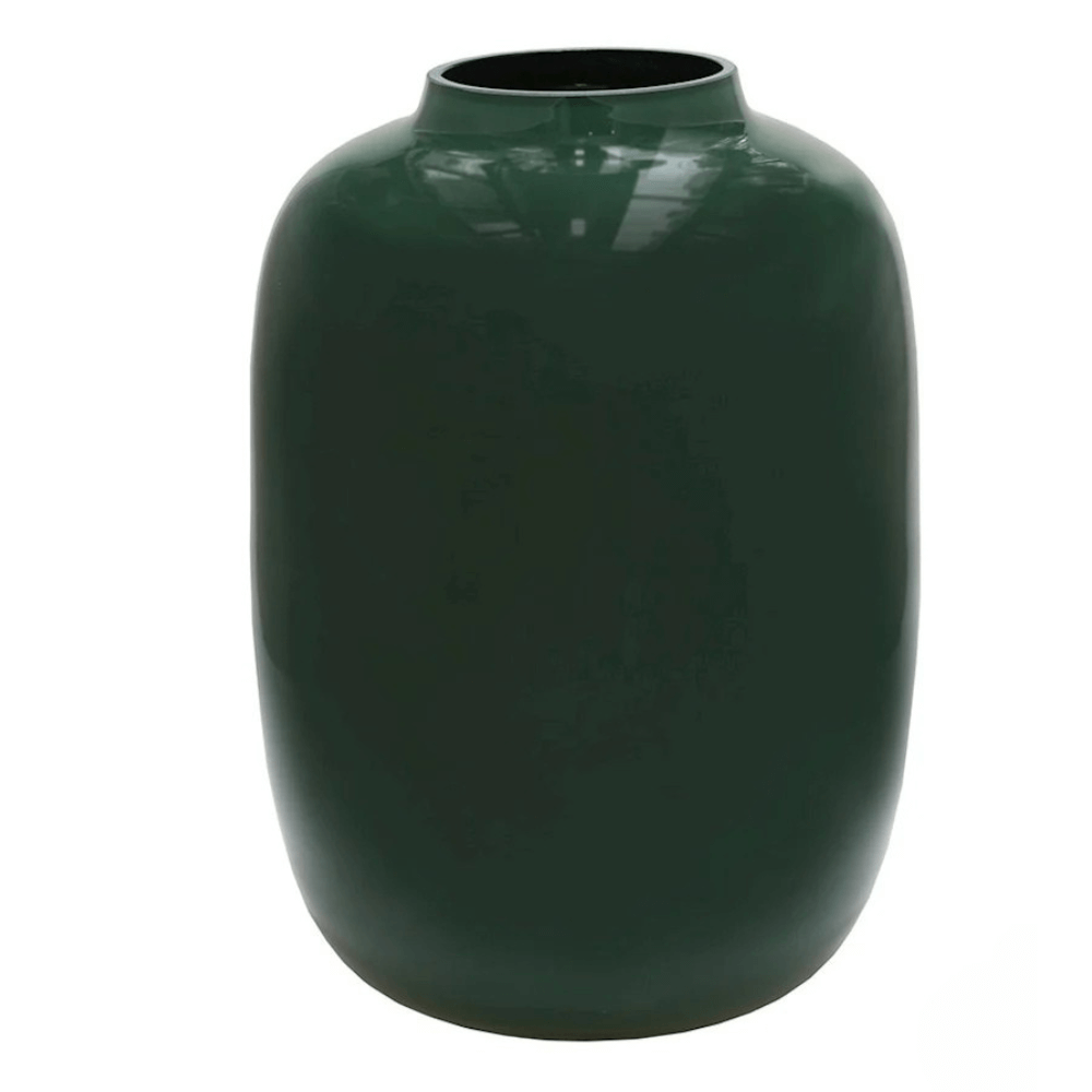 Glazen Vaas – Donker Groen