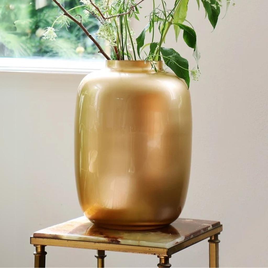 Glazen Vaas – Goud