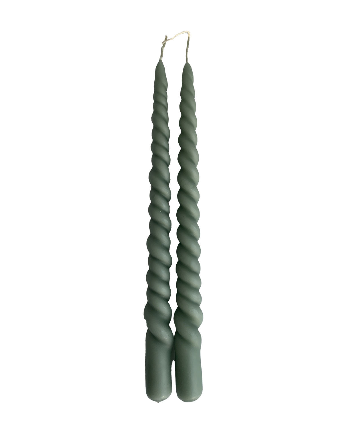 Kaars swirl Stone set van 2