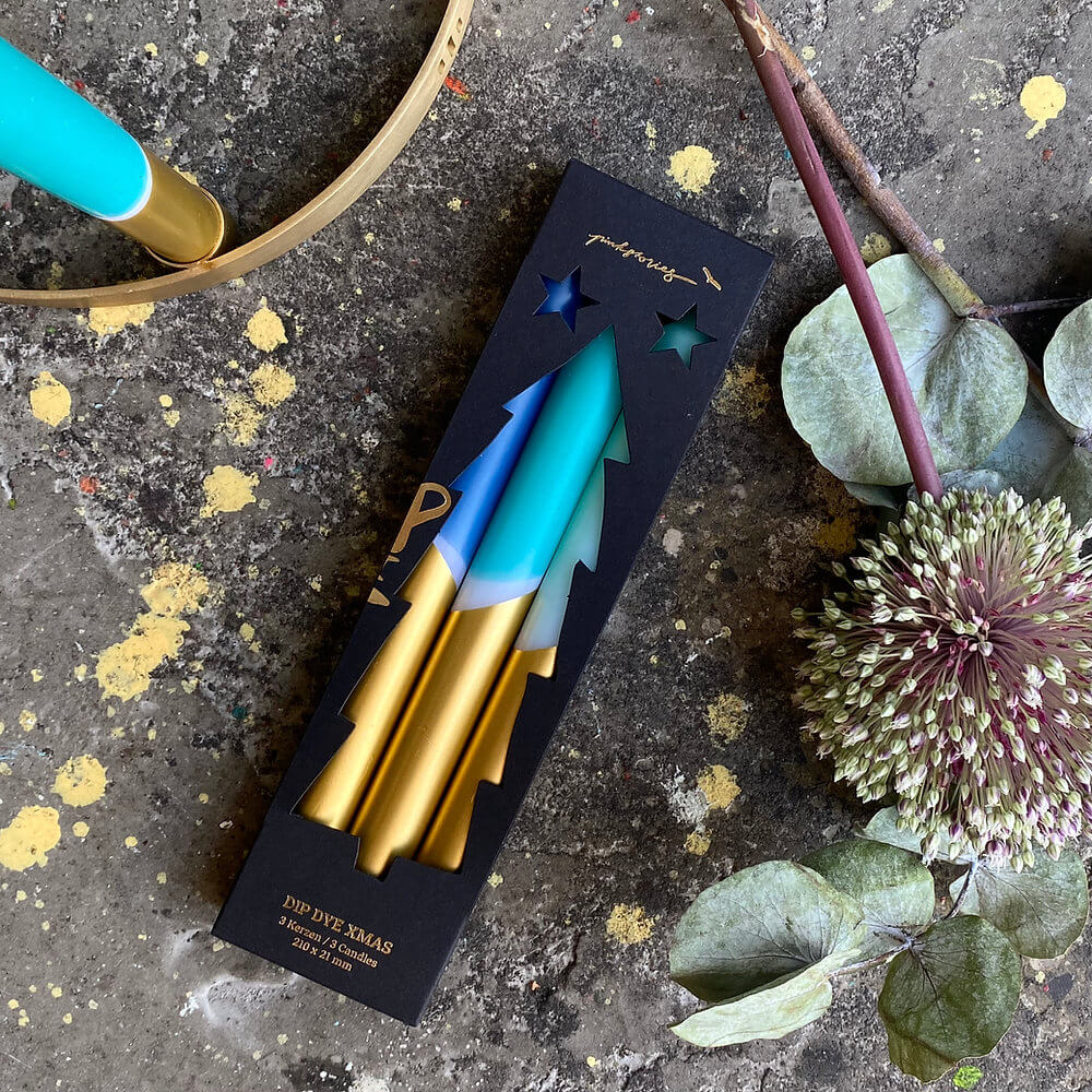 Dip Dye Xmas Frosty blue