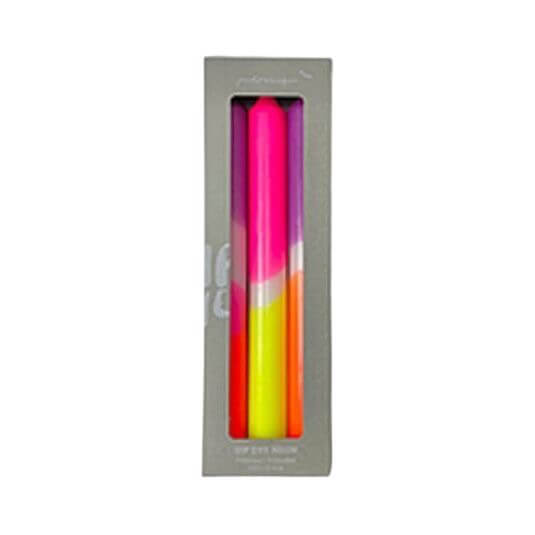 Dip Dye kaars Neon - Pink infusion