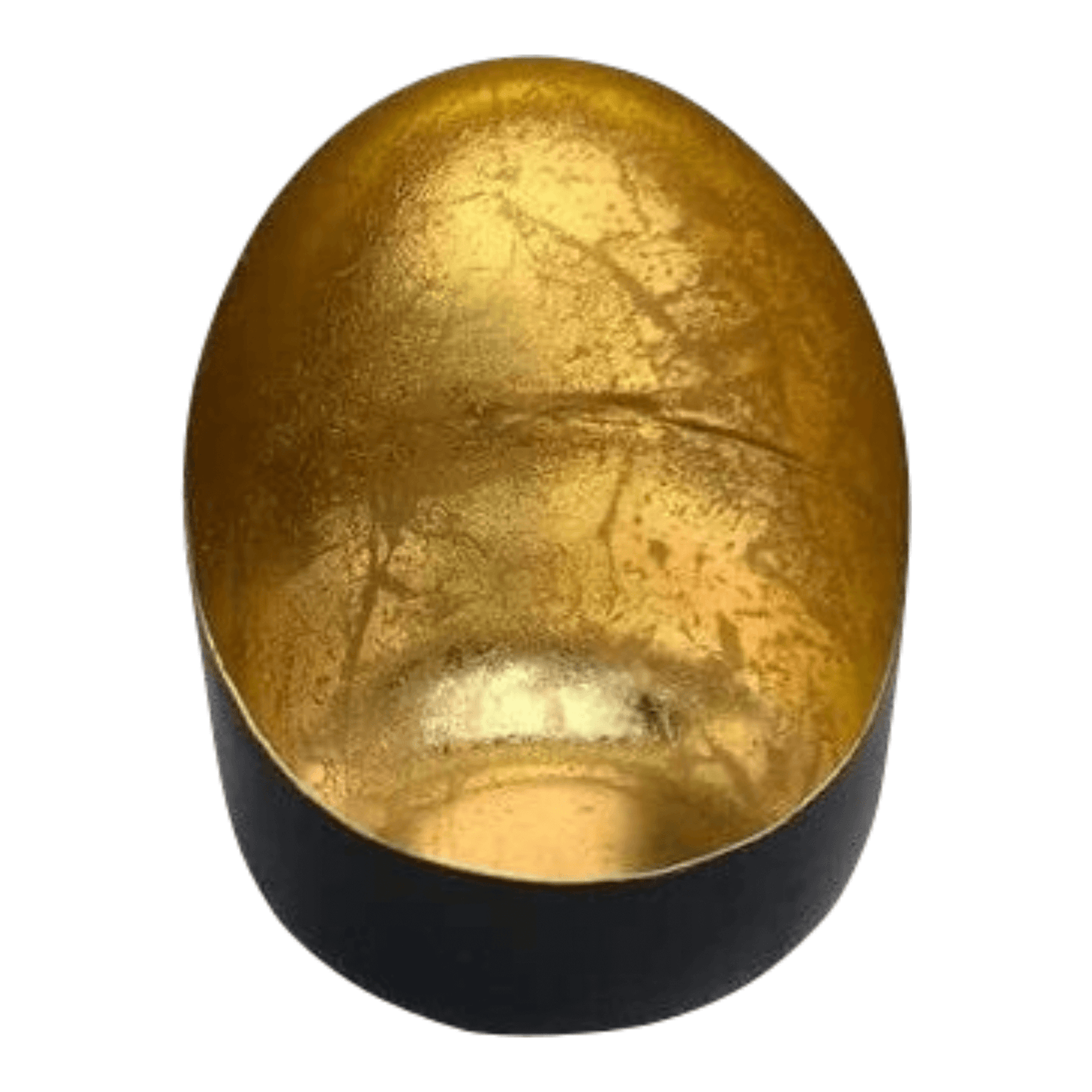 Kandelaar EGG Black & Gold