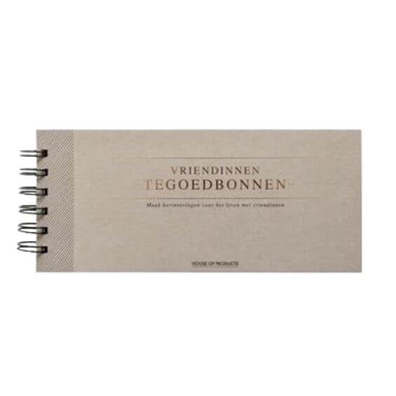 Tegoedbonnen vriendinnen boekje