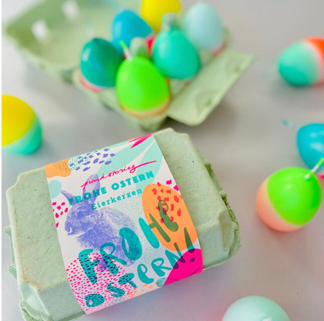 Dip Dye Eieren * Sixpack groen