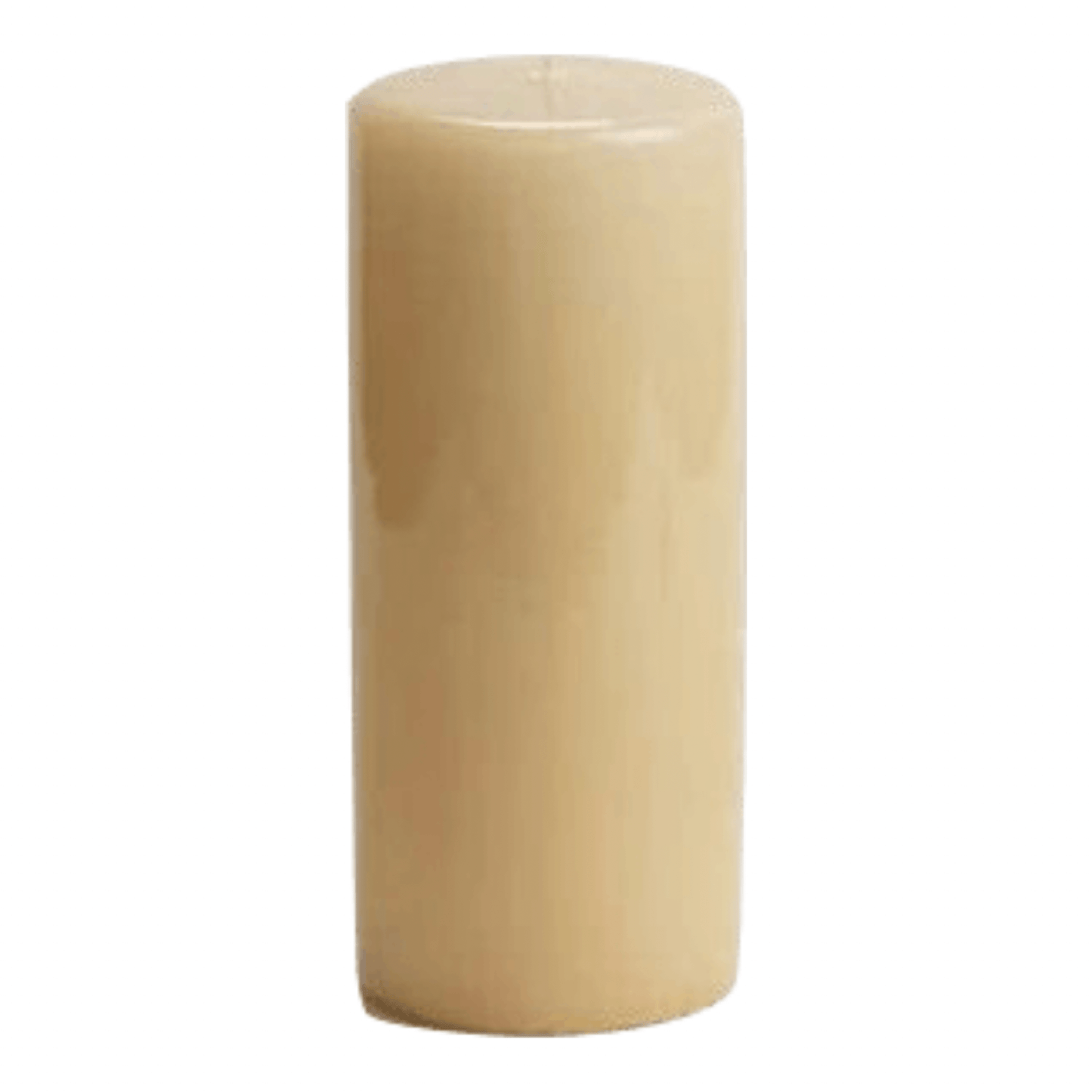 Kaars hoogglans Abricoos