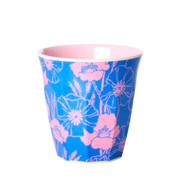 Melamine beker Poppies Love print - Rice