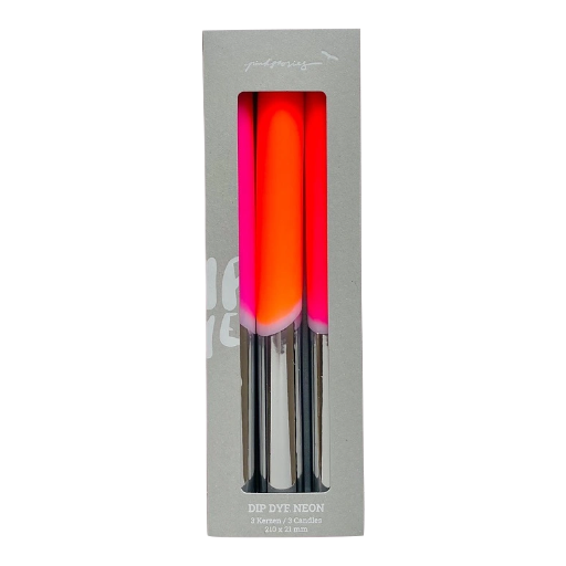 Dip Dye kaars Pop collectie Girl on fire